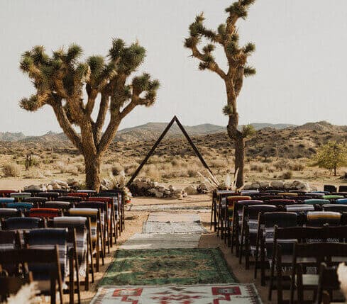 Desert Wedding venue